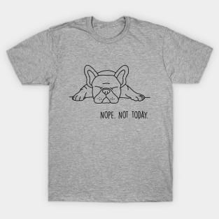 Nope Not Today Shirts for Women, Men and Kids, Sarcastic quote T-Shirt